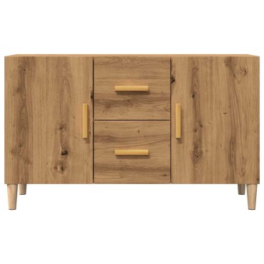 vidaXL Σκευοθήκη Δρυς τεχνίτης 100x36x60cm Κατασκευασμένο ξύλο 1 τεμ.