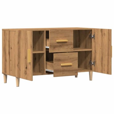 vidaXL Σκευοθήκη Δρυς τεχνίτης 100x36x60cm Κατασκευασμένο ξύλο 1 τεμ.