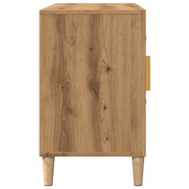 vidaXL Σκευοθήκη Δρυς τεχνίτης 100x36x60cm Κατασκευασμένο ξύλο 1 τεμ.