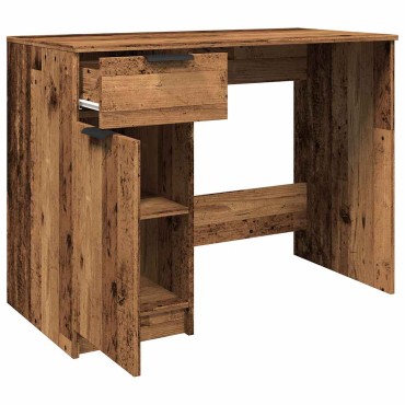 vidaXL Γραφείο Παλιό Ξύλο 100x50x75cm από Επεξεργασμένο Ξύλο 1 τεμ.