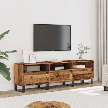 vidaXL Έπιπλο Τηλεόρασης Παλιό Ξύλο 150x30x44,5cm Επεξεργασμένο Ξύλο