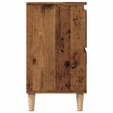 vidaXL Ντουλάπι νιπτήρα Παλιό ξύλο 80x33x60cm Κατασκευασμένο ξύλο 1 τεμ.
