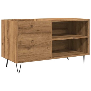 vidaXL Δισκοθήκη Δρυς τεχνίτης 84,5x38x48cm από Επεξεργασμένο Ξύλο
