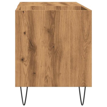 vidaXL Δισκοθήκη Δρυς τεχνίτης 84,5x38x48cm από Επεξεργασμένο Ξύλο