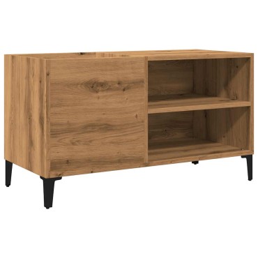 ντουλάπι δίσκων vidaXL Δρυς τεχνίτης 84,5x38x48cm Κατασκευασμένο ξύλο 1 τεμ.