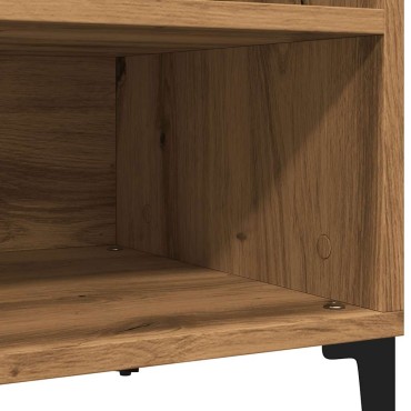 ντουλάπι δίσκων vidaXL Δρυς τεχνίτης 84,5x38x48cm Κατασκευασμένο ξύλο 1 τεμ.