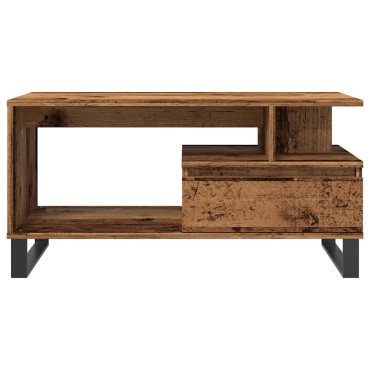 vidaXL Τραπεζάκι Σαλονιού Παλιό ξύλο 90x49x45cm Επεξεργασμένο Ξύλο 1 τεμ.