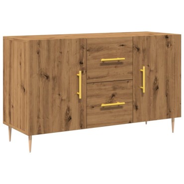 vidaXL Σκευοθήκη Δρυς τεχνίτης 100x36x60cm Κατασκευασμένο ξύλο 1 τεμ.