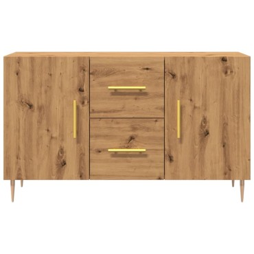 vidaXL Σκευοθήκη Δρυς τεχνίτης 100x36x60cm Κατασκευασμένο ξύλο 1 τεμ.