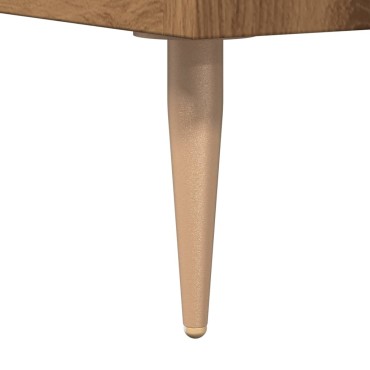 vidaXL Σκευοθήκη Δρυς τεχνίτης 100x36x60cm Κατασκευασμένο ξύλο 1 τεμ.