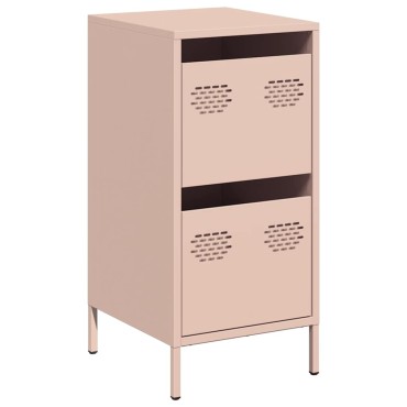 vidaXL Ντουλάπι Ροζ 35x39x73,5cm από Χάλυβα Ψυχρής Έλασης 1 τεμ.