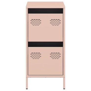 vidaXL Ντουλάπι Ροζ 35x39x73,5cm από Χάλυβα Ψυχρής Έλασης 1 τεμ.
