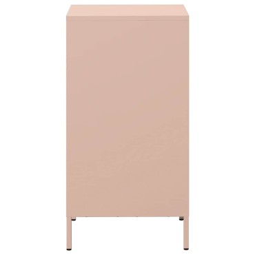 vidaXL Ντουλάπι Ροζ 35x39x73,5cm από Χάλυβα Ψυχρής Έλασης 1 τεμ.
