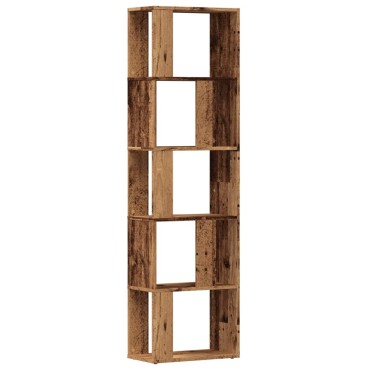 vidaXL Ντουλάπι βιβλίων Παλιό ξύλο 45x24x159cm Κατασκευασμένο ξύλο 1 τεμ.