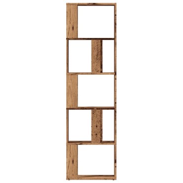 vidaXL Ντουλάπι βιβλίων Παλιό ξύλο 45x24x159cm Κατασκευασμένο ξύλο 1 τεμ.