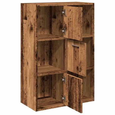 vidaXL Βιβλιοθήκη Παλαιό ξύλο 60,5x30x90cm Ξύλινη κατασκευή 1 τεμ.