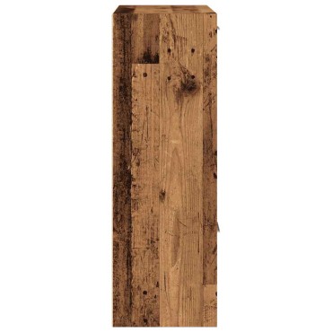 vidaXL Βιβλιοθήκη Παλαιό ξύλο 60,5x30x90cm Ξύλινη κατασκευή 1 τεμ.