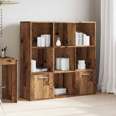 vidaXL Βιβλιοθήκη 98x29x97,5cm από Επεξεργασμένο Ξύλο 1 τεμ.