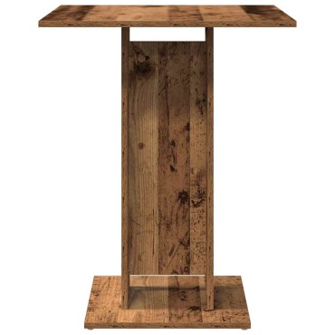 vidaXL Τραπέζι Bistro Παλιό Ξύλο 60x60x75cm Μοριοσανίδα 1 τεμ.