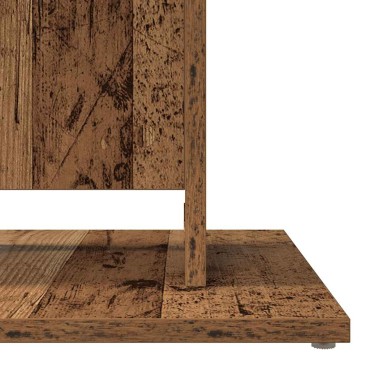 vidaXL Τραπέζι Bistro Παλιό Ξύλο 60x60x75cm Μοριοσανίδα 1 τεμ.