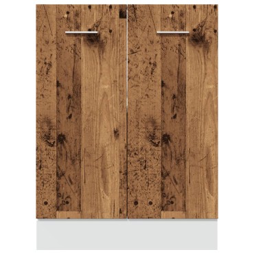vidaXL Κάτω ντουλάπι Lyon Παλιό ξύλο 60x46x81,5cm Κατασκευασμένο ξύλο
