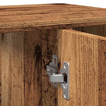 vidaXL Ντουλάπι Νιπτήρα Παλιό Ξύλο 60x32x53,5cm Μοριοσανίδα 1 τεμ.