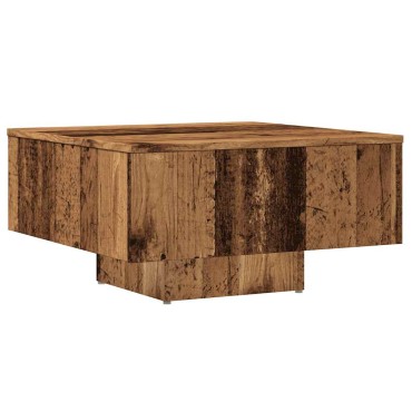 vidaXL Τραπεζάκι Σαλονιού Παλιό Ξύλο 60x60x31,5cm Μοριοσανίδα 1 τεμ.
