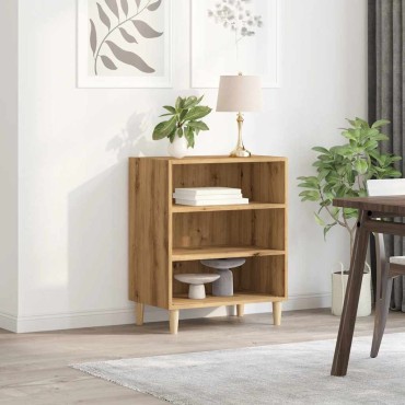 vidaXL Μπουφές Αρτισιανή Δρυς 57x35x75cm από Επεξεργασμένο Ξύλο 1 τεμ.