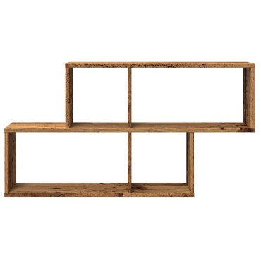 vidaXL Ράφι Τοίχου Παλιό Ξύλο 100x18x53cm από Μοριοσανίδα 1 τεμ.