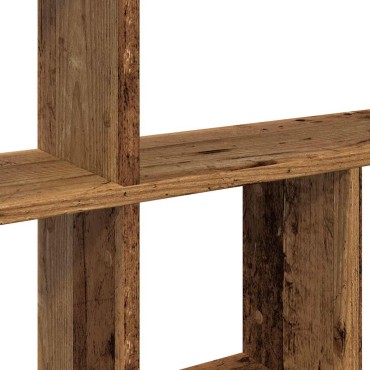 vidaXL Ράφι Τοίχου Παλιό Ξύλο 100x18x53cm από Μοριοσανίδα 1 τεμ.