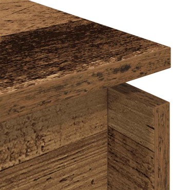 vidaXL Τραπεζάκι Σαλονιού Παλιό Ξύλο 68x50x38cm από Μοριοσανίδα 1 τεμ.
