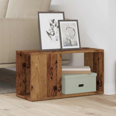 vidaXL Έπιπλο Τηλεόρασης Παλιό Ξύλο 60x24x32cm από Μοριοσανίδα