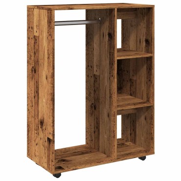 vidaXL Ντουλάπα Παλιό Ξύλο 80x40x110cm από Μοριοσανίδα 1 τεμ.