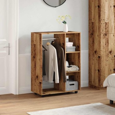 vidaXL Ντουλάπα Παλιό Ξύλο 80x40x110cm από Μοριοσανίδα 1 τεμ.