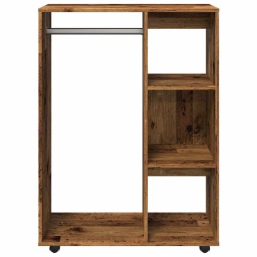 vidaXL Ντουλάπα Παλιό Ξύλο 80x40x110cm από Μοριοσανίδα 1 τεμ.