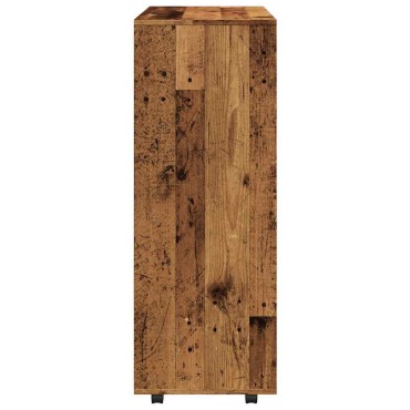 vidaXL Ντουλάπα Παλιό Ξύλο 80x40x110cm από Μοριοσανίδα 1 τεμ.