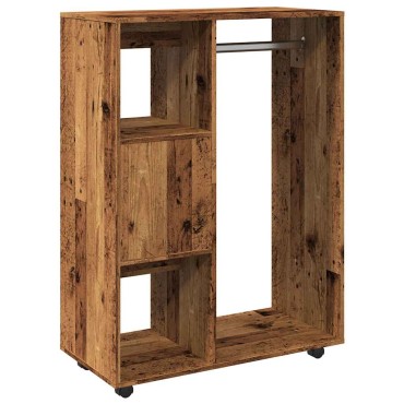 vidaXL Ντουλάπα Παλιό Ξύλο 80x40x110cm από Μοριοσανίδα 1 τεμ.