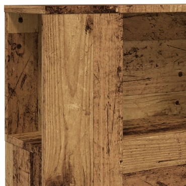 vidaXL Κεφαλάρι Με Αποθηκευτικό Χώρο 100x18,5x102,5cm Επεξ. Ξύλο 1 τεμ.