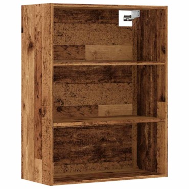 vidaXL Ντουλάπι Τοίχου Κρεμαστό Παλιό Ξύλο 69,5x32,5x90cm 1 τεμ.