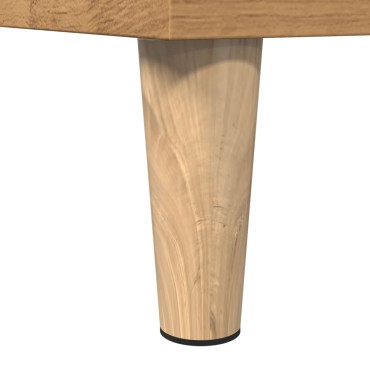 vidaXL Ντουλάπι μπάνιου Δρυς τεχνίτης 30x30x100cm Κατασκευασμένο ξύλο