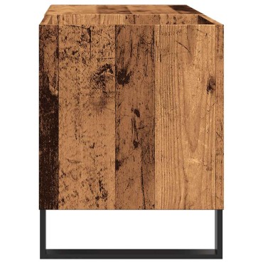 vidaXL Δισκοθήκη Παλιό Ξύλο 84,5x38x48cm από Επεξεργασμένο Ξύλο