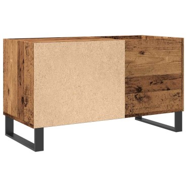 vidaXL Δισκοθήκη Παλιό Ξύλο 84,5x38x48cm από Επεξεργασμένο Ξύλο