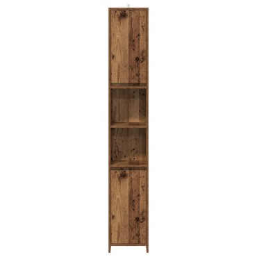 vidaXL Στήλη Μπάνιου Παλιό Ξύλο 30x30x183,5cm από Μοριοσανίδα 1 τεμ.