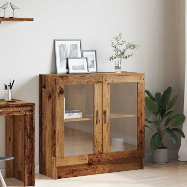 vidaXL Βιβλιοθήκη Παλιό Ξύλο 82,5x30,5x80cm Μοριοσανίδα 1 τεμ.