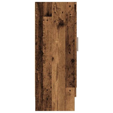 vidaXL Βιβλιοθήκη Παλιό Ξύλο 82,5x30,5x80cm Μοριοσανίδα 1 τεμ.