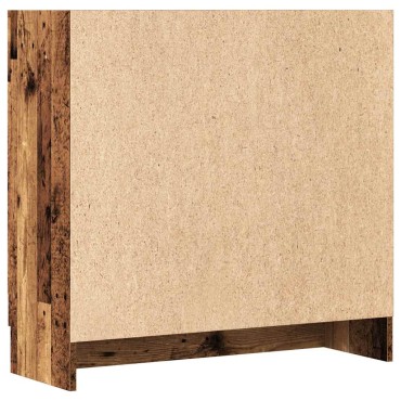 vidaXL Βιβλιοθήκη Παλιό Ξύλο 82,5x30,5x80cm Μοριοσανίδα 1 τεμ.