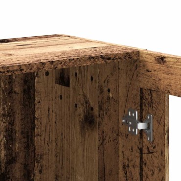 vidaXL Βιβλιοθήκη Παλιό Ξύλο 82,5x30,5x80cm Μοριοσανίδα 1 τεμ.