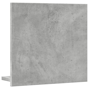 vidaXL Καθρέφτης Μπάνιου Γκρι Σκυροδέματος 40x11x37cm Επεξ. Ξύλο 1 τεμ.