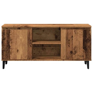 vidaXL Έπιπλο Τηλεόρασης Παλιό Ξύλο 102x35x50cm από Μοριοσανίδα