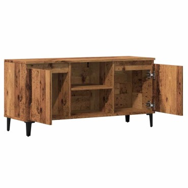 vidaXL Έπιπλο Τηλεόρασης Παλιό Ξύλο 102x35x50cm από Μοριοσανίδα